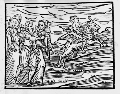Guazzo, Sorcière partant pour le Sabbat
