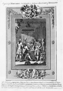 Signature des préliminaires de paix entre la France, l'Espagne et l'Angleterre
