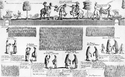 Allégorie des classes sociales françaises