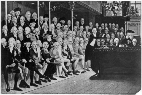 The House of Commons in London in 1793