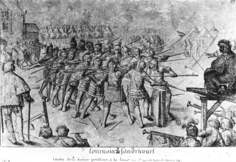 Bollery, Tournois de Sandricourt en 1493