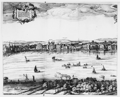 Visscher, Vue de Londres au 17e siècle