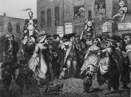Collings, Le May Day à Londres