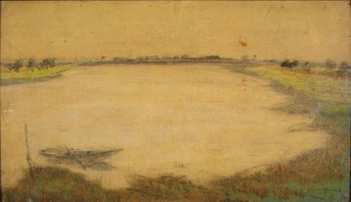 Prins, Boat on a lake