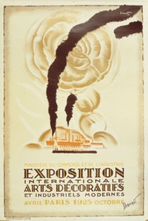 Loupot, Affiche pour l'Exposition Internationale des arts décoratifs et industriels modernes