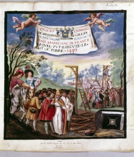 Execution of Gilles de Rais