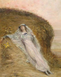 Clairin, Sarah Bernhardt and a friend on the beach at Belle Isle (detail)