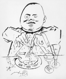 Grosz, Portrait de Tchang Kaï-chek