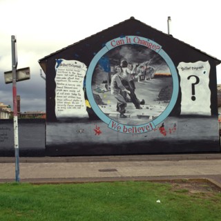 Painted wall in Belfast
