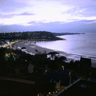 Plage de Trestraou le soir