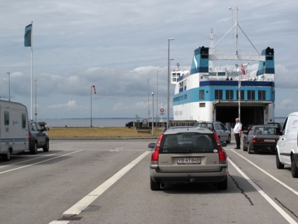 Ferry effectuant la liaison entre Tars et Spodsbjerg au Danemark