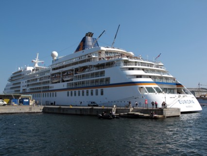 Ferry boat in the harbour of Copenhagen