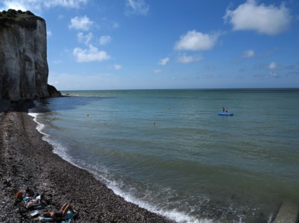 Plage de Grandes-Dalles (Seine-Maritime)