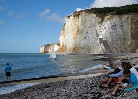 Plage de Grandes-Dalles (Seine-Maritime)