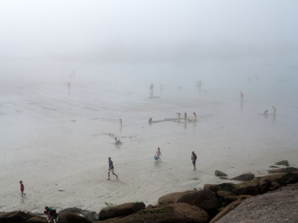 Plage de la Grève Blanche à Tregastel