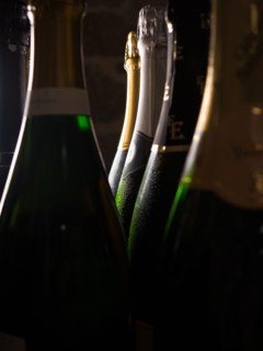 Bouteilles de champagne