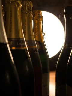 Bouteilles de champagne
