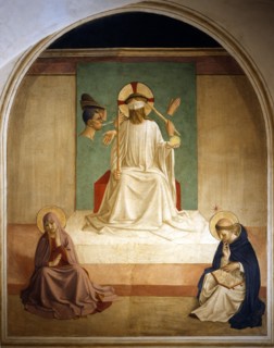 Fra Angelico, Mocking of Christ with the Virgin and Saint Dominic