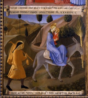 Fra Angelico, La fuite en Egypte