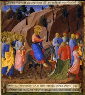 Fra Angelico, L'entrée du Christ à Jérusalem