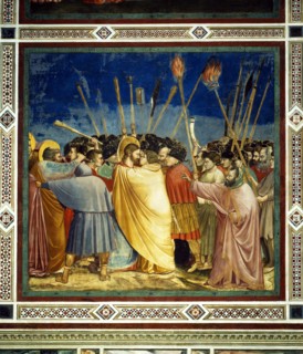 Giotto, Le baiser de Judas