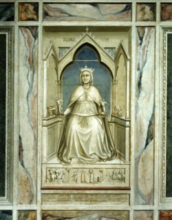 Giotto, The Allegories of Virtues and Vices: Justice