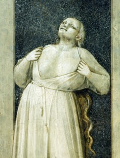 Giotto, Allegories of Virtues and Vices: Wrath
