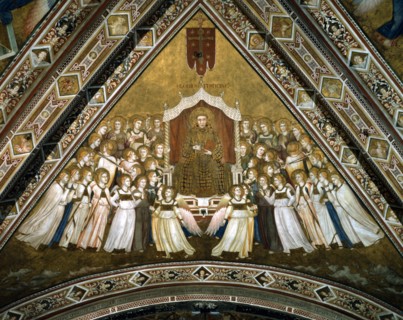 Maître des Voiles, L'apothéose de saint François "Gloriosus Franciscus"