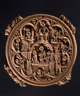 Ivory mirror case