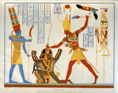 Champollion le Jeune, Rituel de la mise à mort des ennemis par Ramsès II