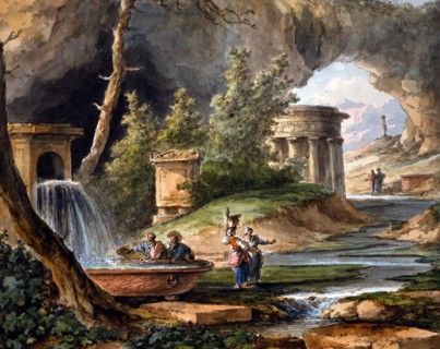 Projet pour les jardins du Petit Trianon à Versailles (détail)