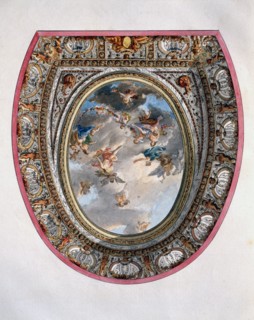 Opéra of Versailles: performance hall ceiling