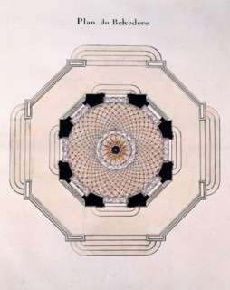 Petit Trianon à Versailles : plan du Belvédère