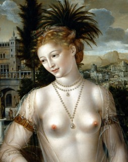 Massys, David et Bethsabée (détail)