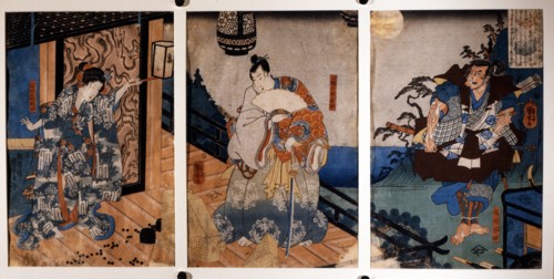 Kuniyoshi, Triptyque