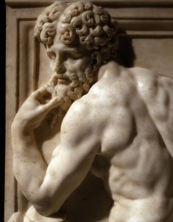 Bandinelli, Figure of a nude hero (detail)