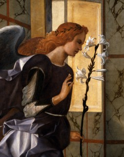 Bellini, L'Annonciation (détail)