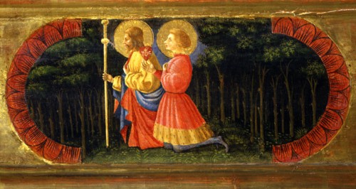 Uccello, Les saints Jacques et Ansano priant