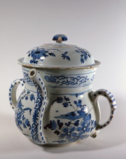 Delftware Posset Pot