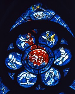 Chagall, Vitrail de l'abside de la cathédrale de Reims