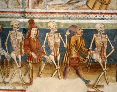La Mort accompagnant le bourgeois et l'usurier