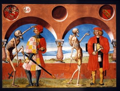 Kauw, The Dance of the Death cycle: Death with the Knight and the Tax collector