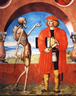 Kauw, The Dance of the Death cycle: Death with the Knight and the Tax collector