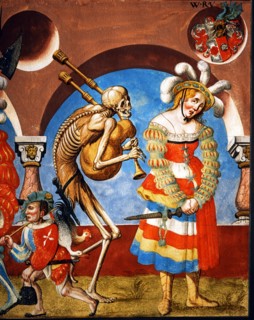 Kauw, The Dance of the Death cycle: Death with the Mercenary and the Prostitute