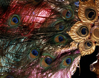 Detail of decorative fan