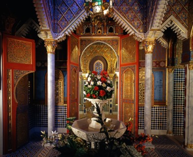 Intérieur de la "maison marocaine" du château royal de Linderhof