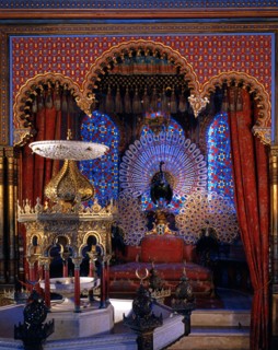 Intérieur du "kiosque mauresque" du château royal de Linderhof