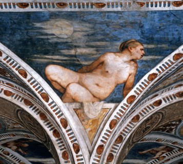 Night figure, personification of the Moon