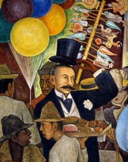Rivera, Dream of a Sunday Afternoon in Alameda Central (detail)
