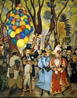 Rivera, Dream of a Sunday Afternoon in Alameda Central (detail)